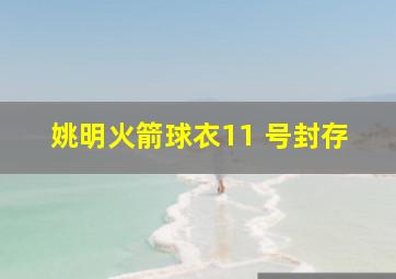 姚明火箭球衣11 号封存